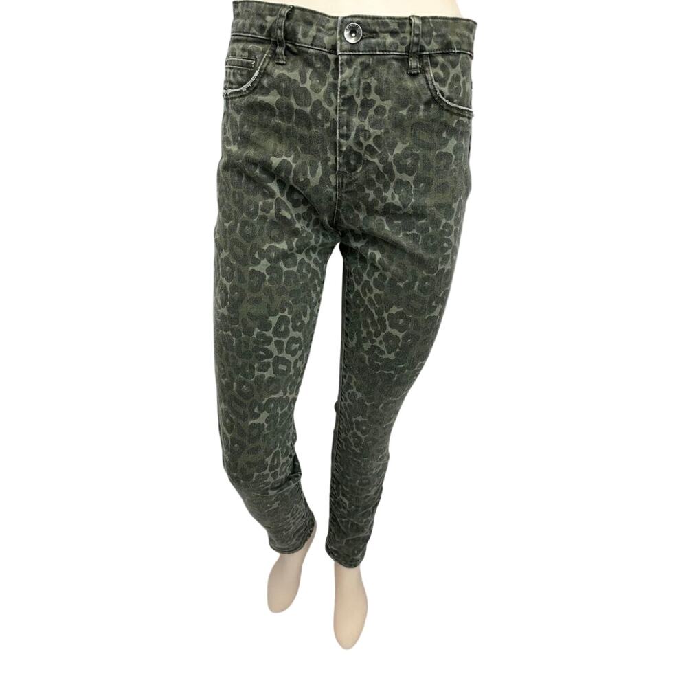 Tractr Blu Great Animal Print Jeans size 27 (4)